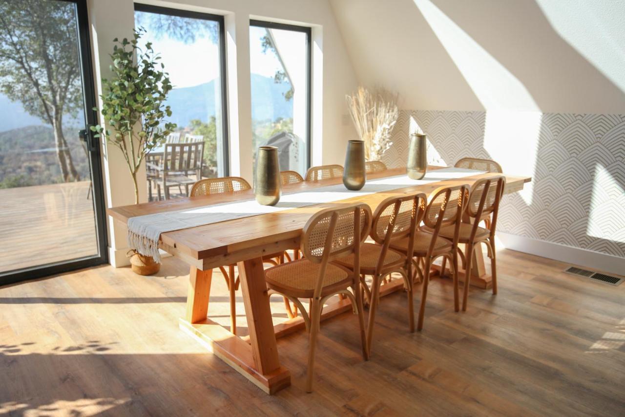 Villa High End A-Frame - Hot Tub - Awesome Views - Yosemite - Electric Vehicle Friendly - Sleeps 10 à Oakhurst Extérieur photo