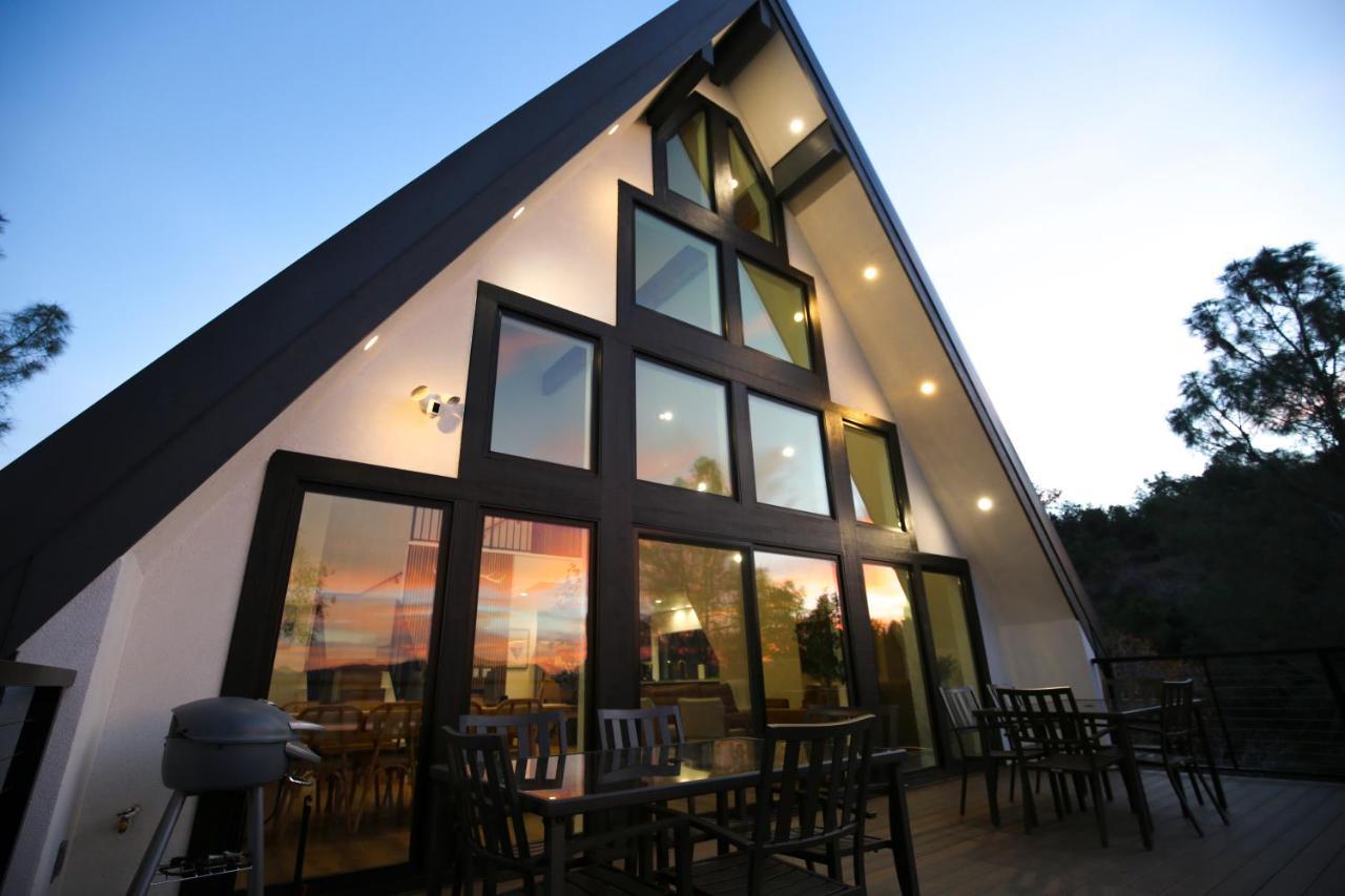 Villa High End A-Frame - Hot Tub - Awesome Views - Yosemite - Electric Vehicle Friendly - Sleeps 10 à Oakhurst Extérieur photo